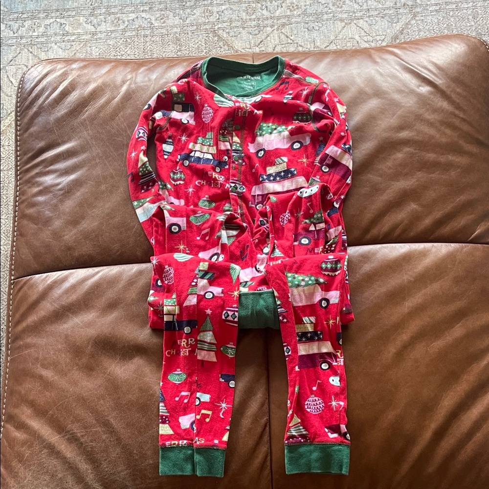 Hatley - Little Blue House Christmas Union Suit